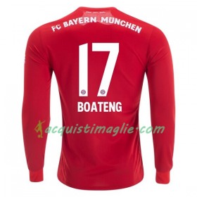 Divisa di Calcio Bayern Monaco Jerome Boateng 17 Prima 2019/2020 Manica Lunga